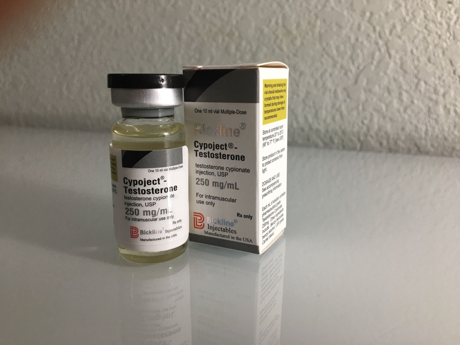 Testosterone Cypionate 250 mg/ml 10 ml vial
