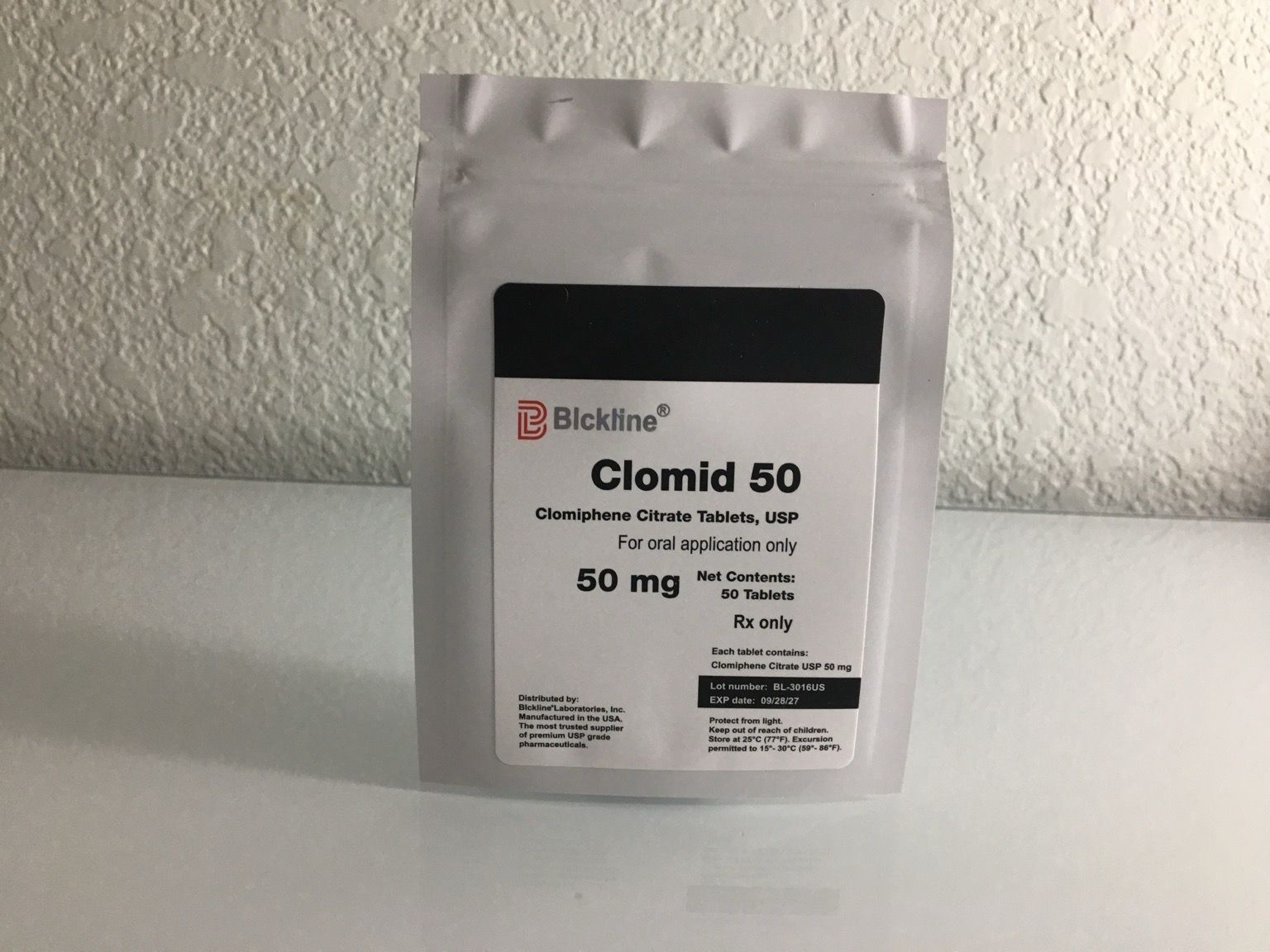 Clomid 50 mg 50 tablets Clomiphene Citrate