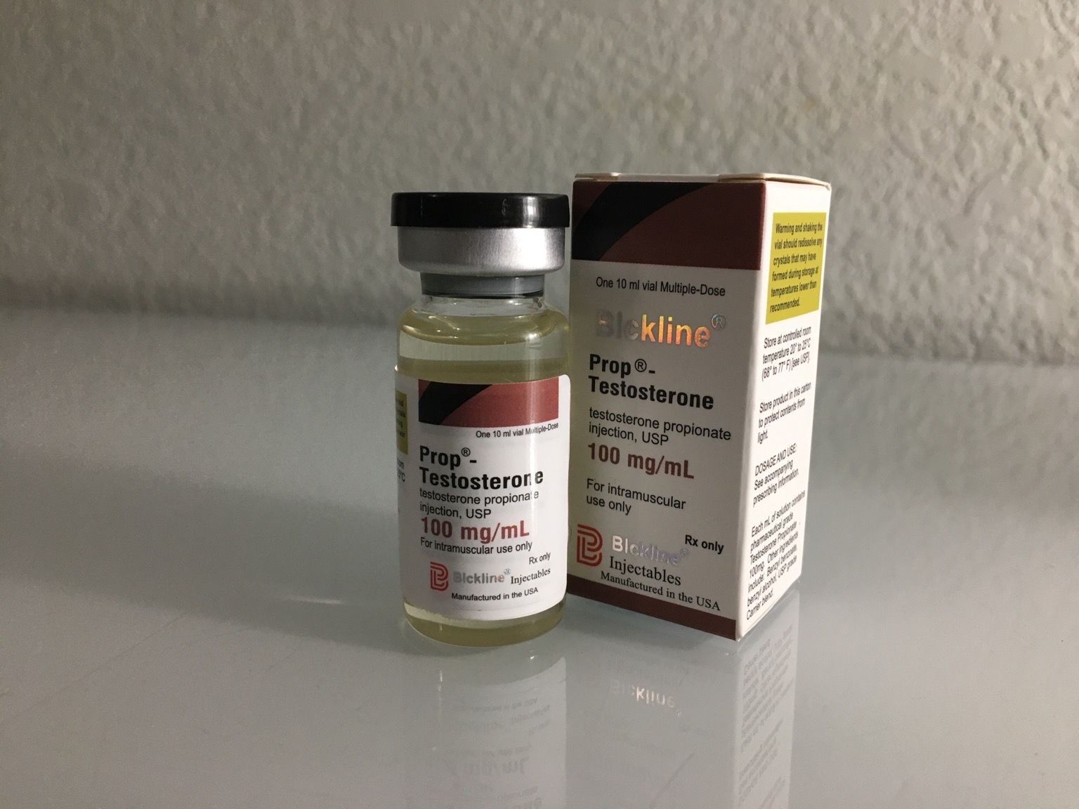 Prop Testosterone 100 mg/ml 10 mg vial 
