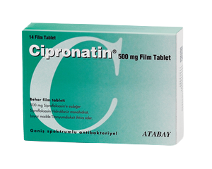 Cipronatin 500 Mg Film Tab(CYPROFLOXACIN)