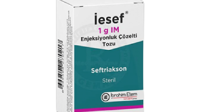 iesef 1G IM injection solution powder(CEFTRIAXONE)