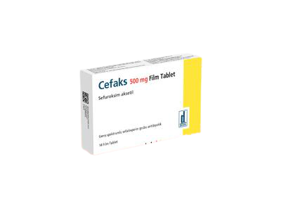 Cefaks 500 Mg 10 Fılm Tablet(CEFUROXIM)