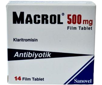 macrol 500 mg 14 tab