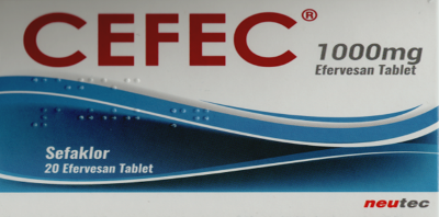 Cefec 1000 Mg 20 Efervesan Tablet