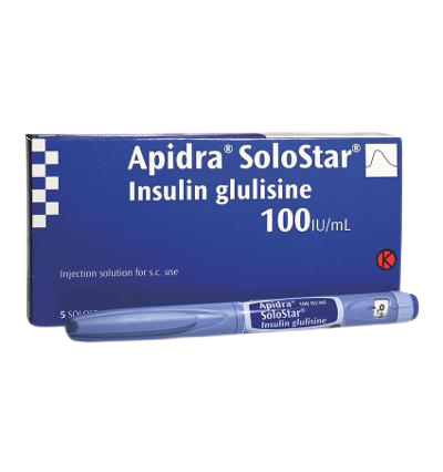 apidra solostar 5 pen 100u/ml subkutan