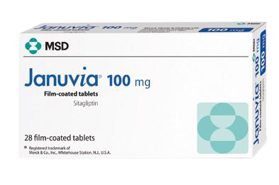 januvia 100 mg (merck sereno) 100 tablet