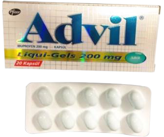 Advil Liquigel 200 Mg 20 Caps(ibuprofen)