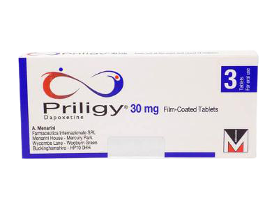 priligy 30 mg 3 tabs. (dapoxetine)
