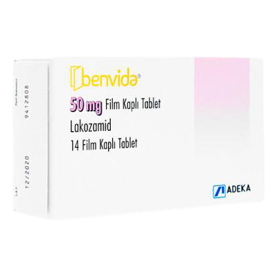 Benvida 50 Mg 14 Tablets(Lacozamid)