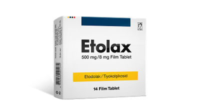 Etolax 500 Mg/8 Mg 14 Film Tablet(Etodolac)