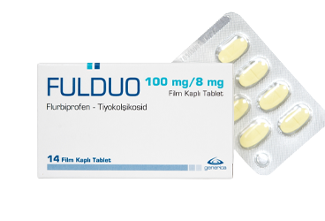 Fulduo 100Mg/8Mg 14 Film Kaplı Tablet(THIOCOLSICOSIDE)