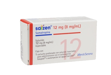 saizen 12 mg/1,5 ml + pen for injection  (somatropin)
