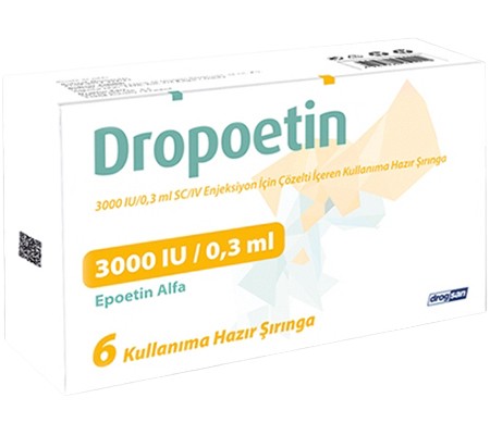 dropoetin 3000 iu/0.3 ml 6