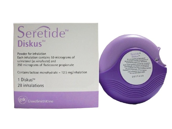 seretide diskus 50/250 60d(fluticasone salmeterol)