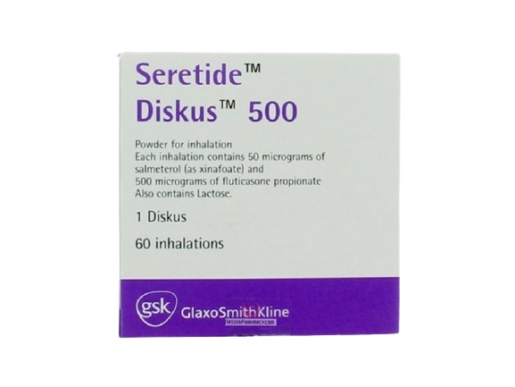 seretide 50/500 mcg(fluticasone salmeterol)