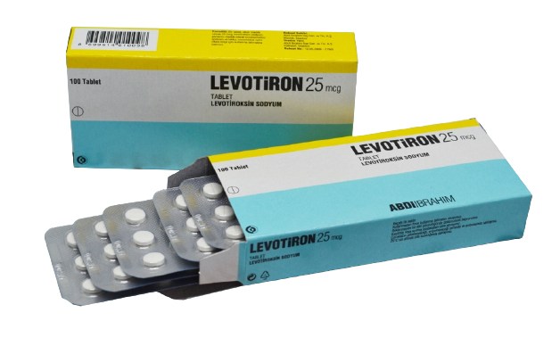 levotiron 25 mcg 50 tabs(levothyroxine sodium)