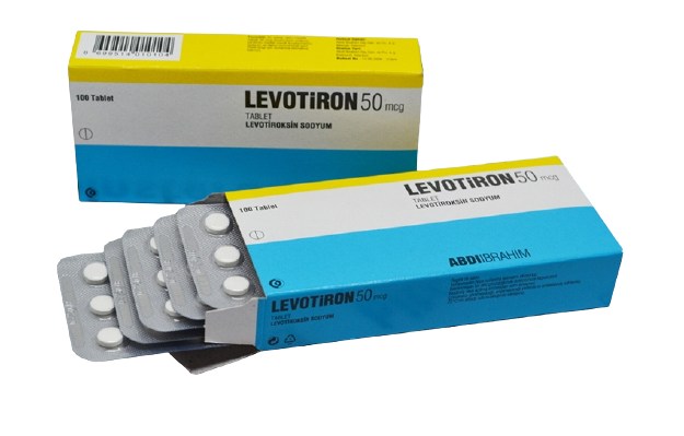 levotiron 50 mcg 50 tabs(levothyroxine sodium)