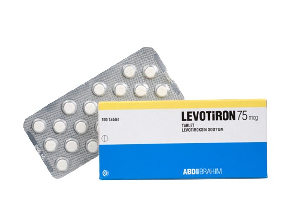 levotiron 75 mcg 50 tabs(levothyroxine sodium)