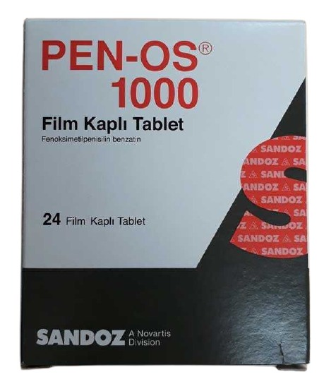 Penos 1000 mg 24 tab(BENZATINE PHENOXYMETHYL PENICILIN)