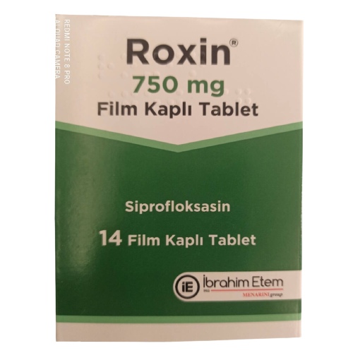 roxin 750 mg 14 tablet(ciprofloxacin)