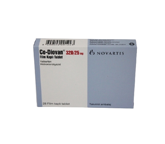 co-diovan 320/12.5 mg - 28 tabs