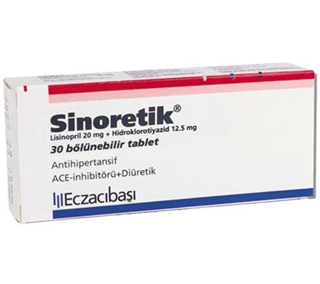 sinoretik 20/12.5 mg 30 tabs