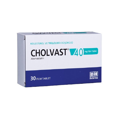 cholvast 40 mg 30 tabs