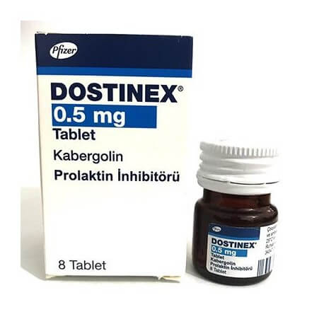 dostinex 0.5 mg 8 tabs(cabergoline)