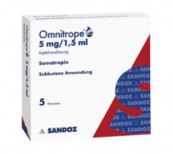 OMNITROPE 5 mg (15 IU)/1.5 ml INJ.(Somatropin)