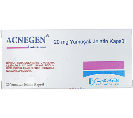 ACNEGEN 20 MG 30 CAPS