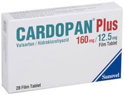 cardopan plus 160/12.5 mg 28 tabs