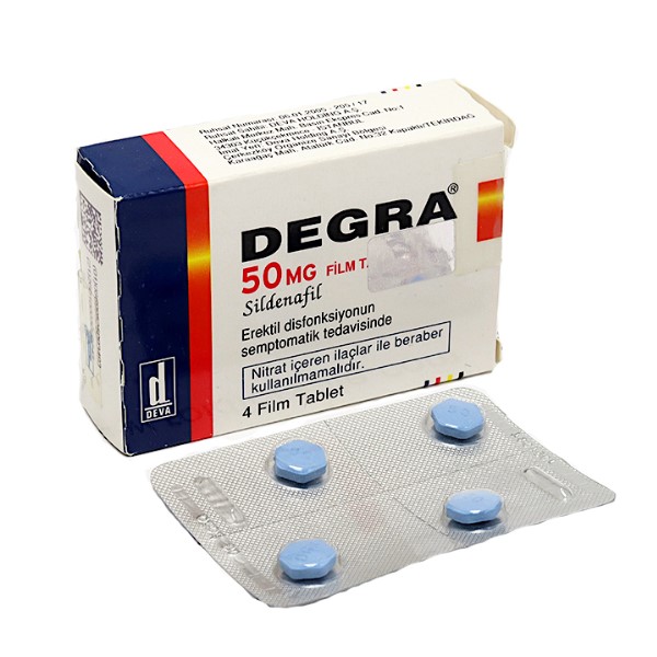Degra 50 mg 4 tabs 