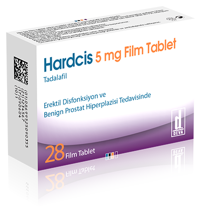 Hardcis 5 Mg DEVA 28 tabs x 5 mg(Tadalafil)