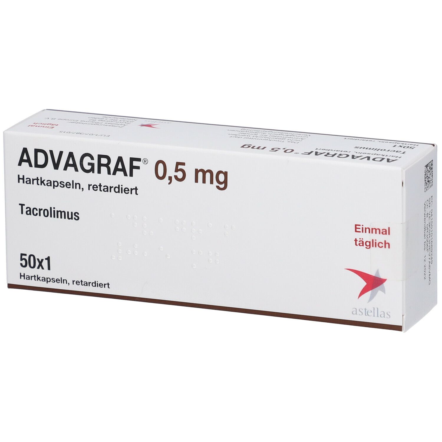 ADVAGRAF 0.5 MG EXTENDED RELEASE 50 HARD CAPS(Takrolimus)