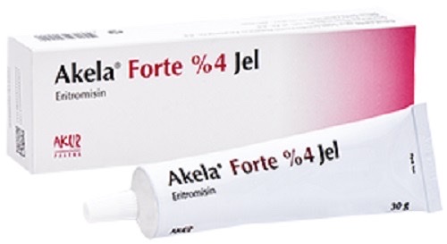 akela fort % 4 30 gr jel(erythromycin)