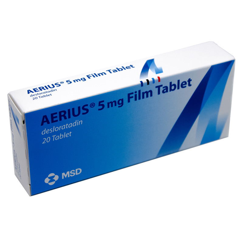 Aerius 5 mg 20 tabs(Desloratadine)