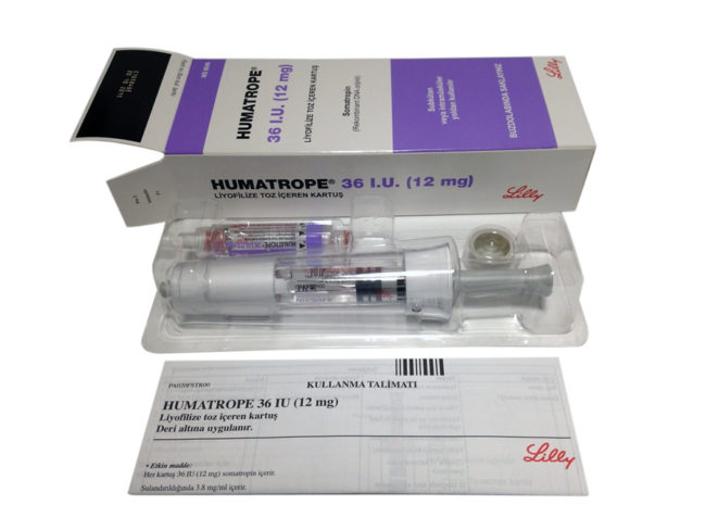 humatrope 36iu (12 mg) (somatropin)