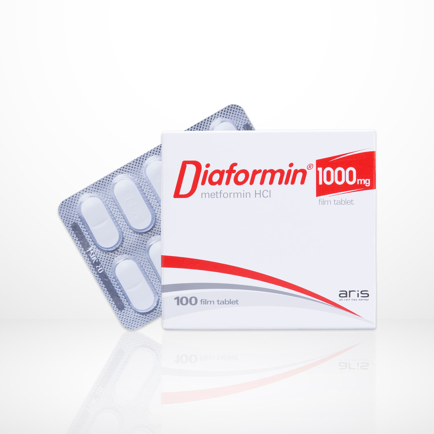 diaformin 1000 mg 100 tabs(metformin hydrochloride)