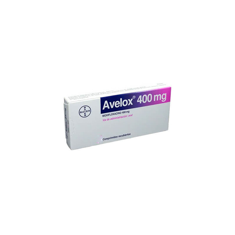 avelox 400 mg 7 tabs (moksifloksasin)