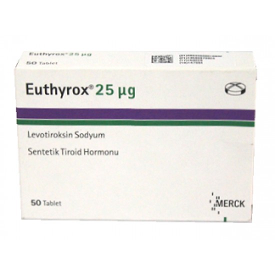 euthyrox 25 mcg 50 tabs (levothyroxine)