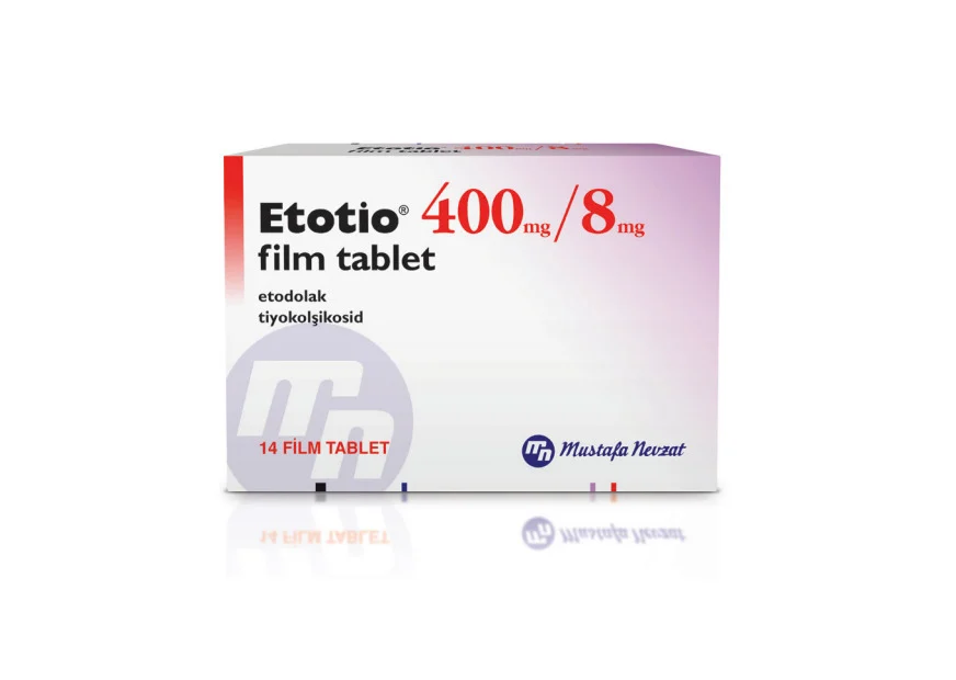 ETOTIO 400 mg/8 mg 20 tablets(Etodolac + Thiocolcicoside)