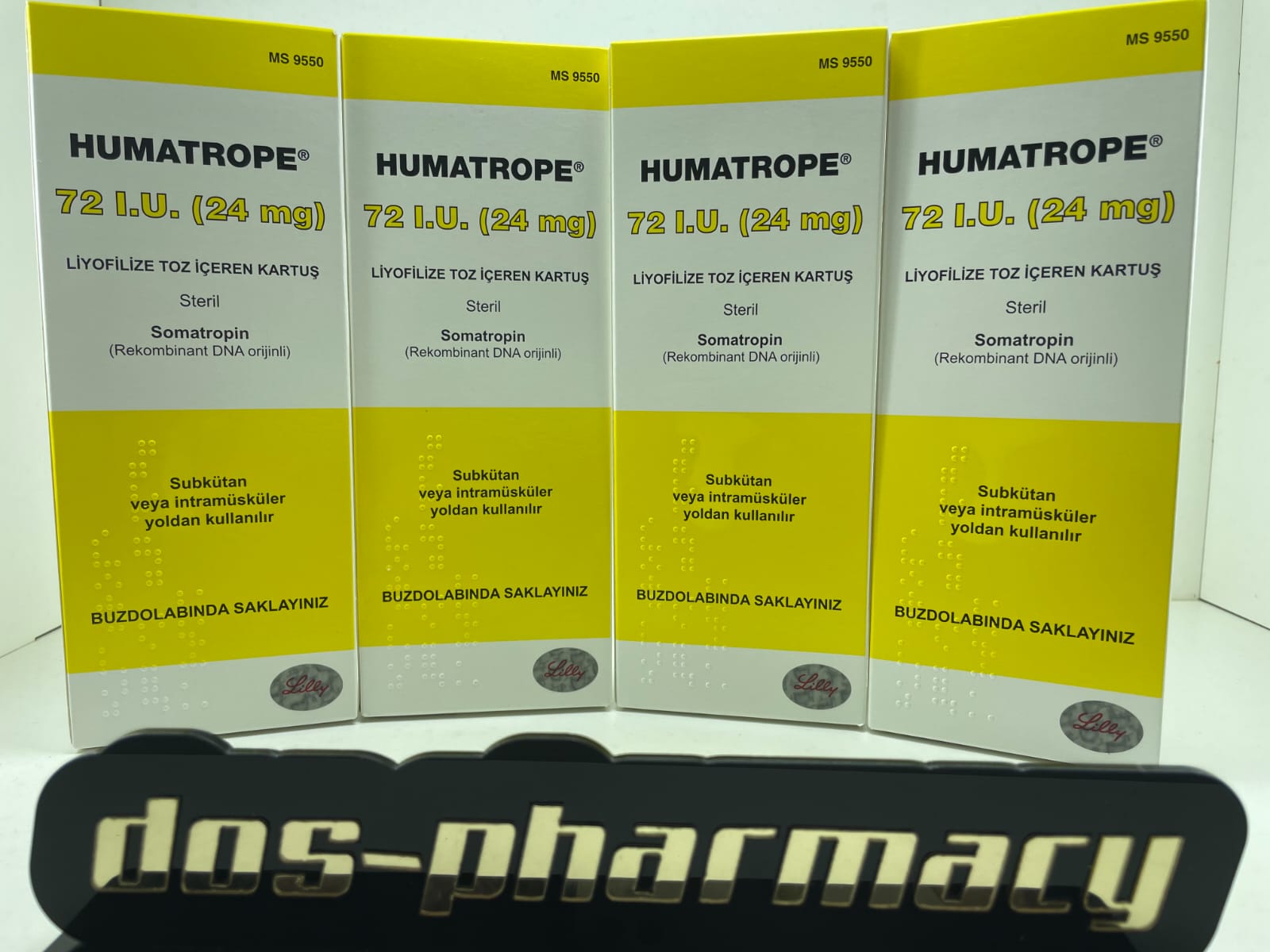 4 x cart humatrope 72 24 mg (somatropin)