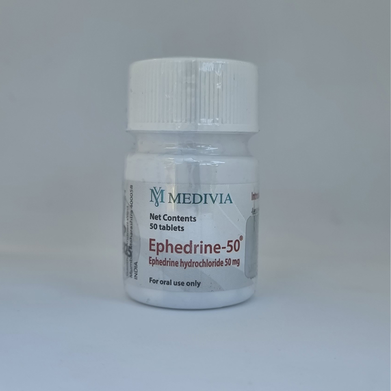 Ephedrine 50 mg 50 tab 