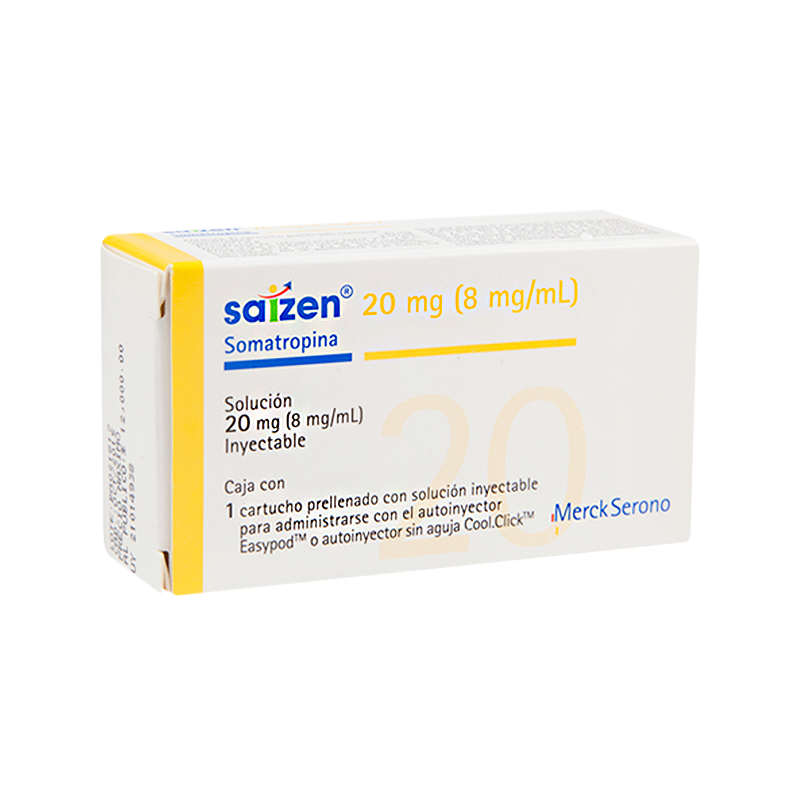 SAİZEN 20 mg/2,5 mL somatropin