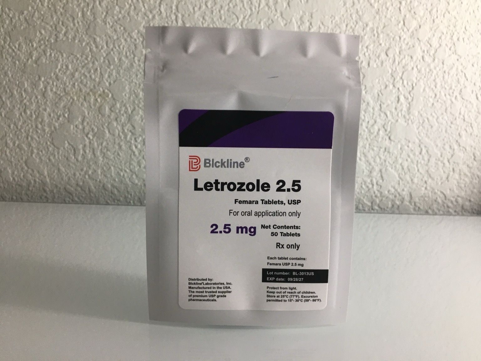 Letrozole 2.5 mg 50 tablets Femara
